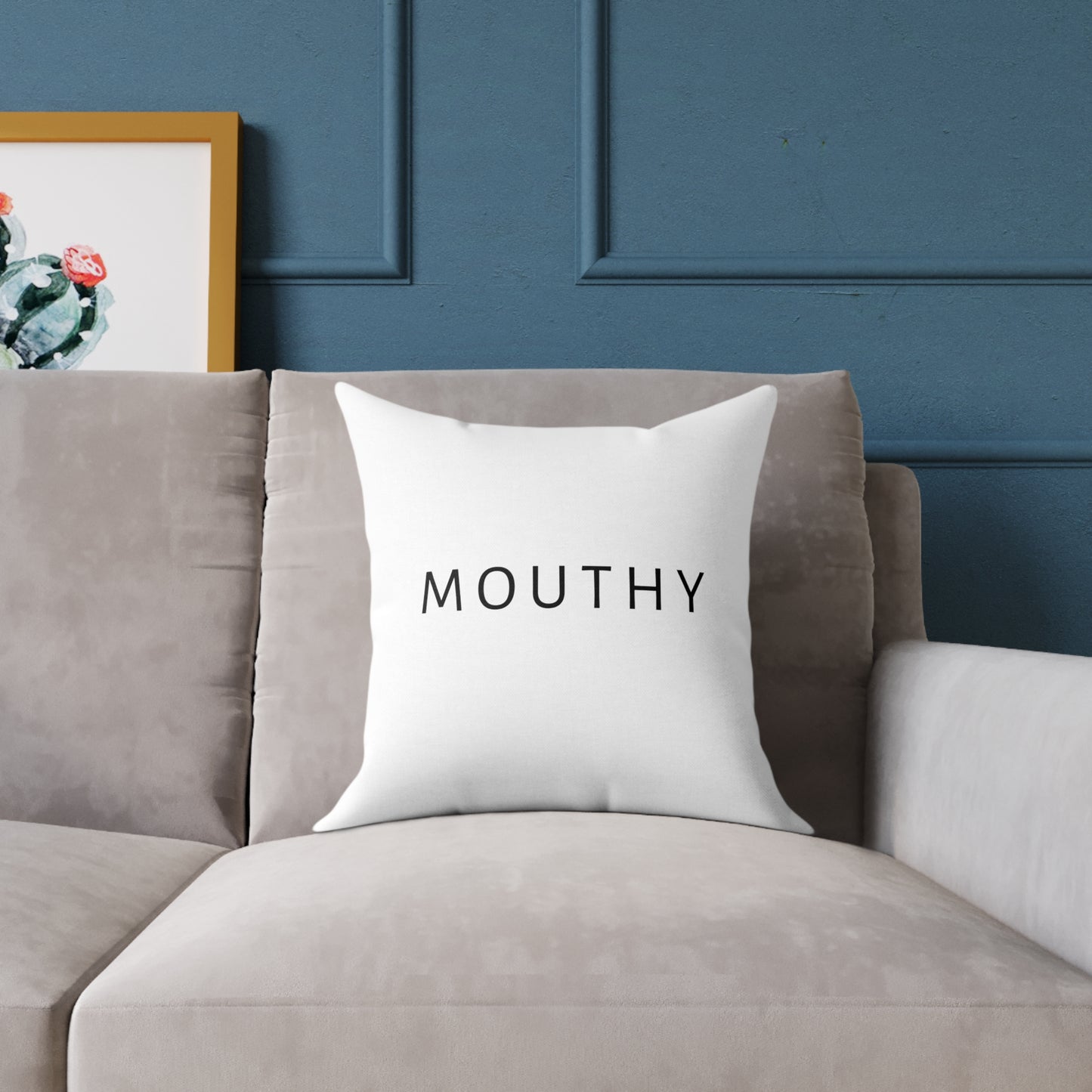 Square Mouthy Pillow