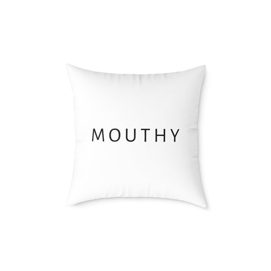 Square Mouthy Pillow 20x20