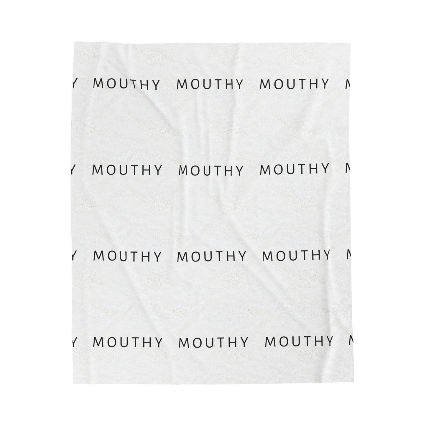 Velveteen Mouthy Plush Blanket