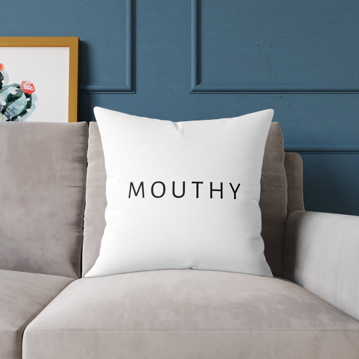 Square Mouthy Pillow 20x20