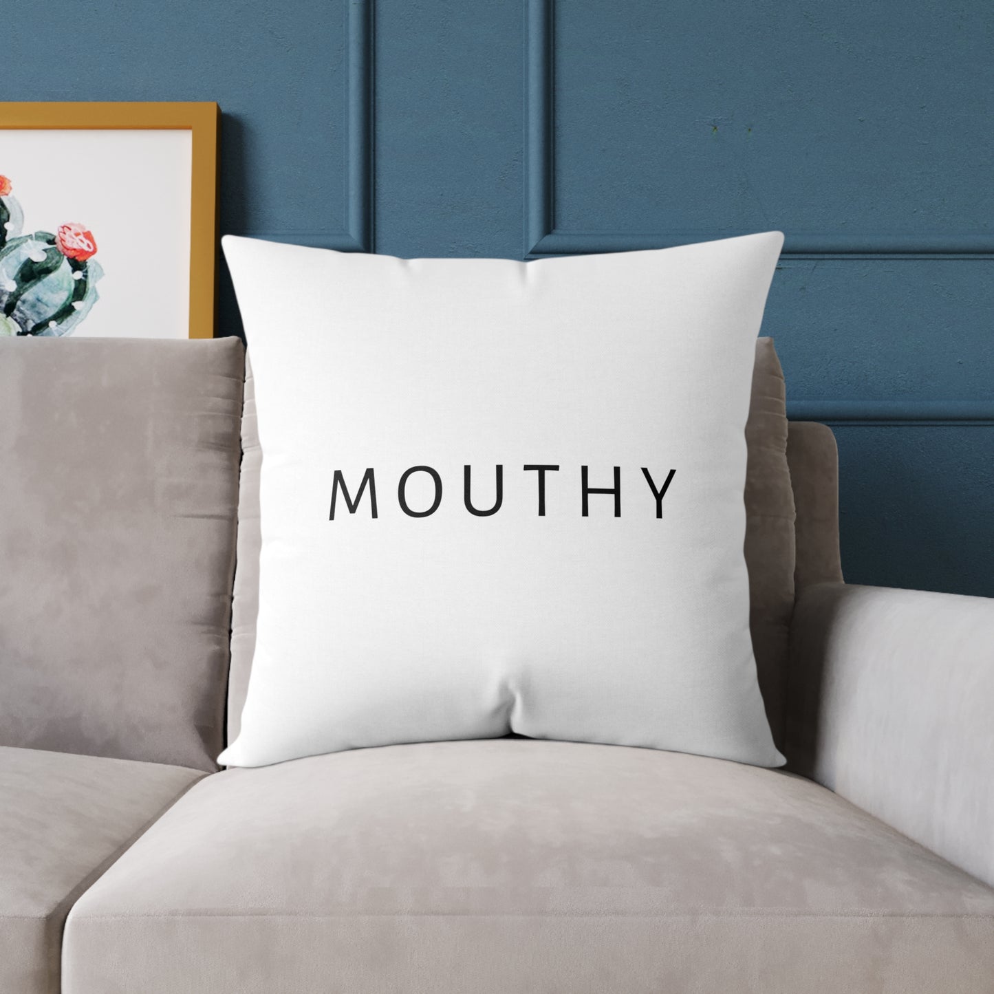 Square Mouthy Pillow