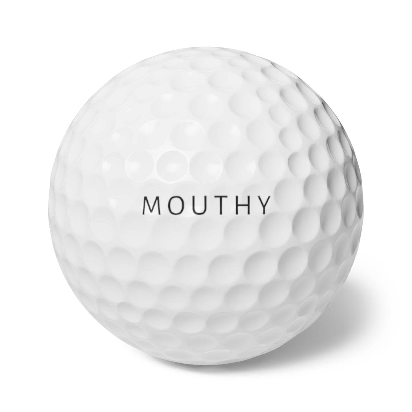 Mouthy Golf Balls, 6pcs