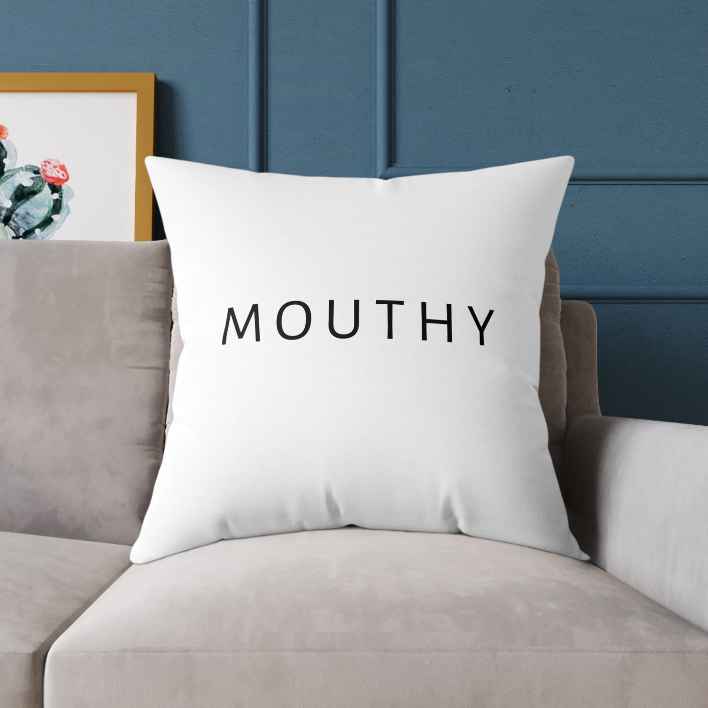 Square Mouthy Pillow